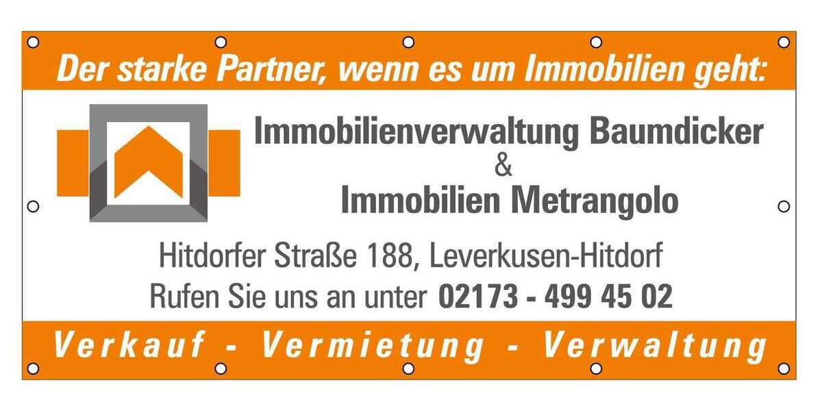 Etagenwohnung Leverkusen Steinbüchel - 3 Zimmer, 80 m&sup2;, 800&euro; | Angebot:27333801