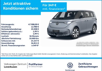 VW ID. Buzz 8.378 km 47.988 &euro; Leverkusen 51379