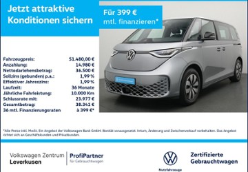 VW ID. Buzz 4.805 km 51.480 &euro; Leverkusen 51379