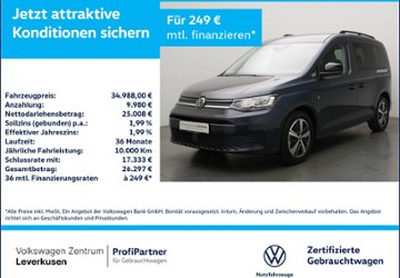 VW Caddy 10.201 km 34.988 &euro; Leverkusen 51379