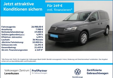 VW Caddy 15.155 km 26.980 &euro; Leverkusen 51379